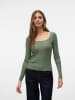 Vero Moda Strickpullover in Hedge Green