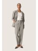 Soaked in Luxury Pants Suiting SLAlexie Gerade Passform in Black melange suiting
