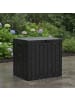 relaxdays Gartenbox in Schwarz - (B)56 x (H)53 x (T)43 cm