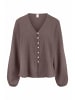 Hessnatur Hessnatur Musselin Bluse Relaxed aus reiner Bio-Baumwolle in mocca