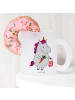 Mr. & Mrs. Panda Glas Einhorn Gemüse ohne Spruch in Transparent