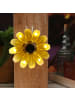 MARELIDA LED Solar Blume Hängedeko Lichtsensor D: 14cm in gelb