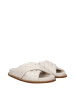 Fabiana Filippi Beige Leder Hausschuhe