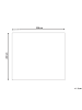 Beliani Tagesdecke RAKYA in Braun - (W) 200 x (H) 1 x (L) 220 cm