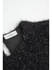 Coccodrillo Kurzarm-Pullover in schwarz