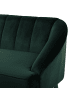 Beliani 3-Sitzer Sofa ALSVAG in Grün/Schwarz/Gold - (W) 191 x (H) 73 x (L) 73 cm