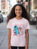 Lilo & Stitch Disney Lilo & Stitch Tropical Love Shirt kurzärmlig in rosa