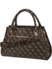 Guess Handtasche Noelle II Luxury SAT Logo in Brown Logo