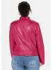 sheego Lederjacke in orchidee