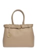 Luisa Vannini Henkeltasche in Taupe