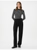 KOTON SWEATERS BSC in Schwarz Gestreift
