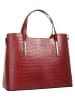 Cluty Handtasche echt Leder in rot