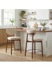 VASAGLE 2er-Set: Barhocker Mazio in Hellbeige - (B)51.5 x (H)95.5 x (T)50 cm