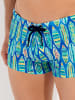 HOM Badehose Swim Shorts Marbella in blue print
