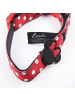 Disney Minnie Mouse Disney Minnie Mouse Hundehalsband  XXS / XS - Verstellbar, robust & be in Rot