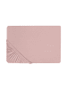 Beliani Bettlaken HOFUF in Rosa - (W) 140 x (H) 25 x (L) 200 cm