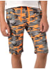 BEZLIT Kurze Hose in Orange Camouflage - Camouflage