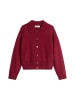 Marc O'Polo DENIM Cardigan im Blouson-Stil regular in Deep Burgundy