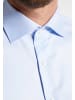 Eterna Hemd extra langer Arm 68cm Modern-Fit Cover Shirt Twill in Blau