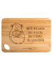 Mr. & Mrs. Panda Essbrett Chinchilla Blume mit Spruch in Braun