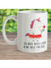 Mr. & Mrs. Panda Kindertasse Einhorn Dame mit Spruch in Weiß