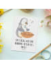 Mr. & Mrs. Panda Postkarte Handpan Zauber mit Spruch in Weiß