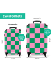 NoBoringSuitCases Suitcase, Handgepäck, Koffer, Trolley, Reisekoffer Karierter Druck in