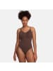 CFAB Figurformender Body mit Slip in Braun