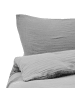 Beliani 3-tlg Bettwäsche-Set SUMNER in Grau