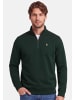 U.S. Polo Assn. U.S. POLO ASSN. Herren Pullover Half Zip P017 in Dark Green - Beige