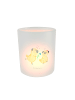 Mr. & Mrs. Panda Glas Windlicht Mops Verliebt ohne Spruch in Transparent