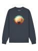 wat? Apparel Sweatshirt Pluto Retro Sunset in India Ink Grey