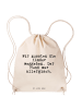 Mr. & Mrs. Panda Jutebeutel Wir mussten die Kinder... mit Spruch in Creme