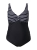 Ulla Popken Badeanzug in schwarz