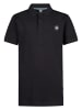 Petrol Industries Klassisches Poloshirt Flaming in Schwarz