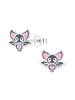 schmuck23 Silber Ohrringe 925 Fledermaus 0,7 cm x 0,8 cm