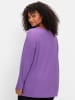 sheego Langarmshirt in lila