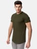 Tazzio T-Shirt Rundhals "E105" - Regular Fit- in Khaki
