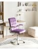 Beliani Bürostuhl DANDY in Violett/Weiß - (W) 58 x (H) 95 x (L) 58 cm