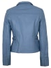 JILANI Lederjacke Lammnappa in Blau
