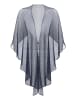 Vera Mont Cape im Glitzer-Look in Blue/Black