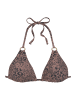 LASCANA Triangel-Bikini-Top in braun-schwarz