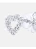 Diamant L'éternel Ohrstecker aus 375 Weißgold mit Diamant Herz-Design