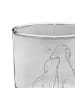 Mr. & Mrs. Panda Tumbler Glas Hunde Liebe ohne Spruch in Transparent