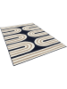 Pergamon Designer Teppich Passion Modern in Blau