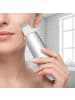 Paloma Beauties Aufladbarer Ultraschall-Gesichtsreinigungsspatel in Silber