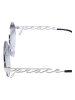 Urban Classics Urban Classics Unisex Sunglasses Metal Peace in black/silver