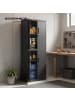 SONGMICS Aktenschrank Berend in Schwarz - (B)80 x (H)180 x (T)40 cm