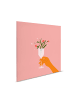 A.S. Création Leinwandbild Canvas Flower Glass Rosa