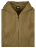 Urban Classics Urban Classics Herren Knitted Zip Hoody in tiniolive